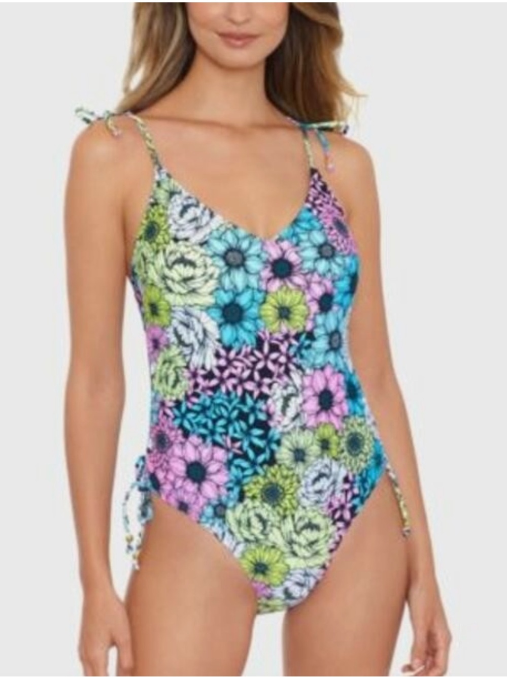 Salt + Cove Floral One-Piece Swimsuit.